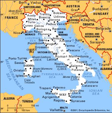 Mapa da itália